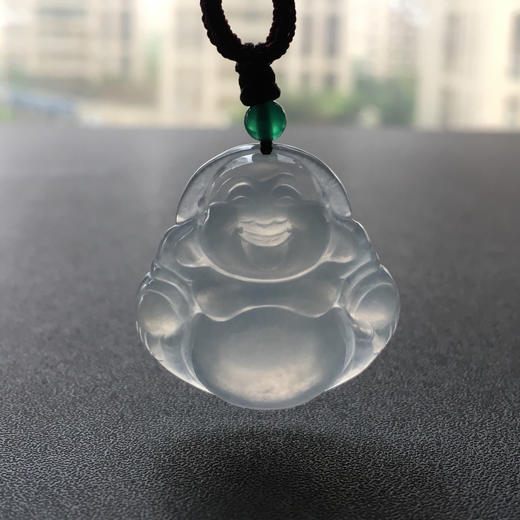 冰种厚庄翡翠弥勒佛 商品图8