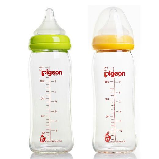 日本pigeon贝亲奶瓶系列玻璃奶瓶ppsu新生儿玻璃塑料宽口径婴儿奶瓶