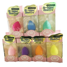 日本PINK PEACH锥形海绵粉扑（颜色随机发货）