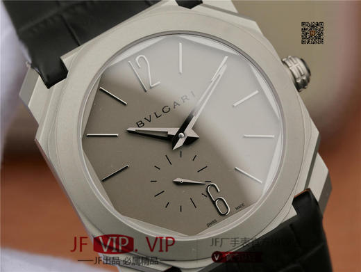 JL宝格丽OCTO系列腕表，男士腕表，自动机械机芯，皮表带，透底 商品图3