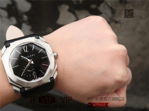 JL宝格丽OCTO系列腕表，男士腕表，自动机械机芯，皮表带，透底 商品图10