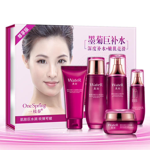 OB-AL6912一枝春墨菊巨补水五件套装送6片墨菊补水面膜TZW 商品图0