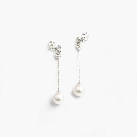 北京仓｜BERND WOLF-Leilana-珍珠 耳环（银色）［德国设计师］ 商品图0