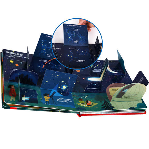 揭秘翻翻书低幼版 第二辑低幼版第二辑_揭秘夜晚 少儿 商品图3