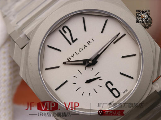 宝格丽2018新款OCTO Finissimo魅力男士41毫米的镀铑玫瑰金/精钢/钛喷砂三种表壳 商品图3