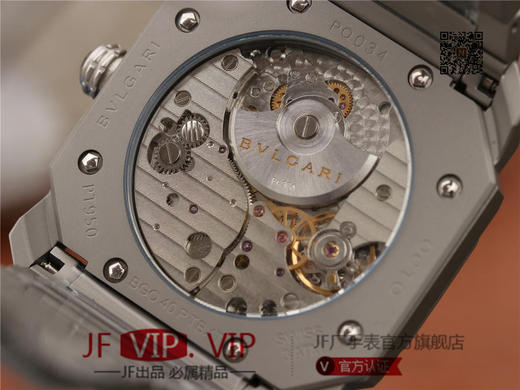 宝格丽2018新款OCTO Finissimo魅力男士41毫米的镀铑玫瑰金/精钢/钛喷砂三种表壳 商品图7