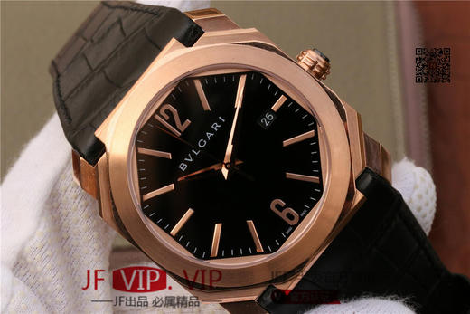 宝格丽 OCTO系列101963腕表，表径41X10mm，100%进口316L精钢表壳使用cnc数控机床精雕细琢，搪瓷表盘经过十几道工序制作而成，面和底采用蓝宝石玻璃，不惜代价还原正品！ 商品图3