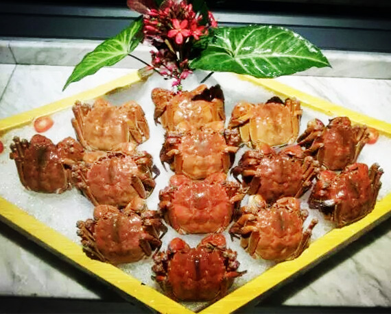 2019年菊蟹堂阳澄湖六月黄2125两公610只外壳脆内壳软碱性高ph值85