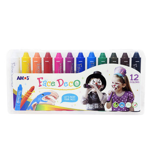 AMOS韩国进口可水洗蜡笔水彩笔儿童幼儿园涂鸦画笔绘画工具 商品图10