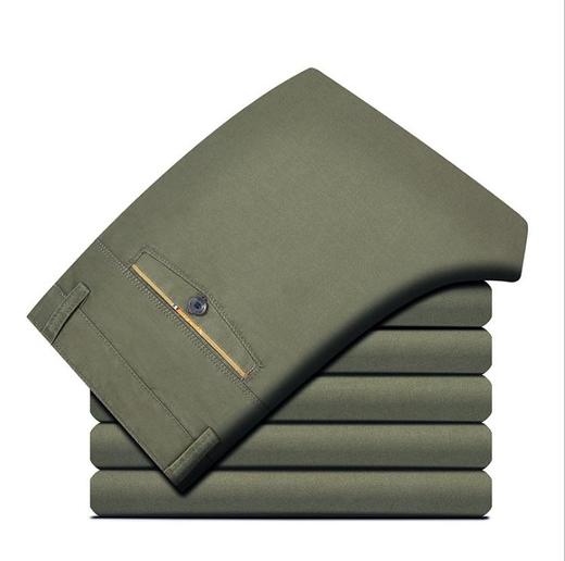 【服饰鞋包】男式休闲裤长裤子宽松中老年纯棉直筒男款商务男士休闲裤 商品图1