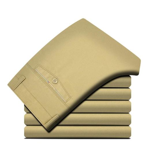 【服饰鞋包】男式休闲裤长裤子宽松中老年纯棉直筒男款商务男士休闲裤 商品图0