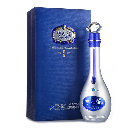 【618买赠】洋河蓝色经典 梦之蓝M9 45度 500ml 商品图1