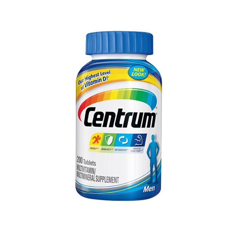 CENTRUM/善存 复合维生素男 银片 200粒保税JPY带授权招加盟代理