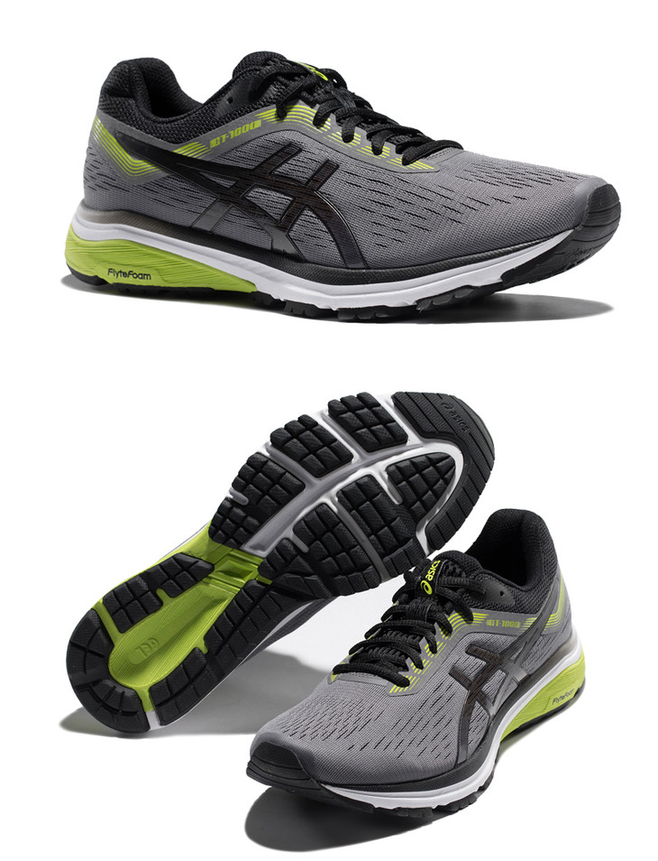 亚瑟士asics gt1000 7 男款稳定透气跑步鞋 1011a041/1011a042