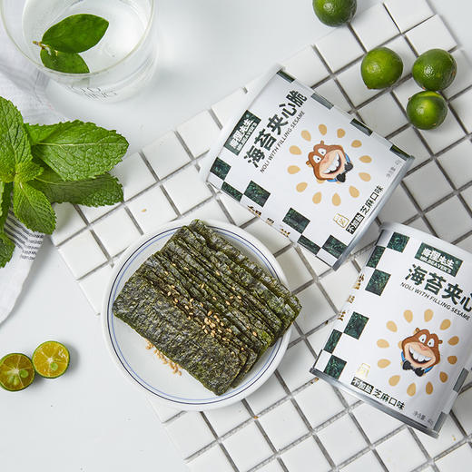 【特惠】孕妈/宝宝健康零食“无盐”芝麻夹心海苔3罐 商品图3