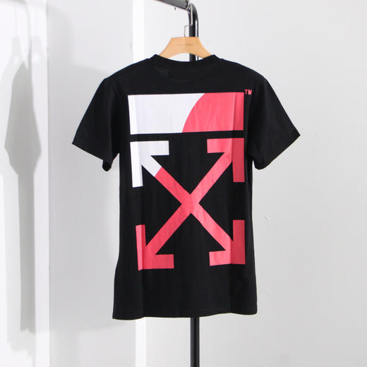 OW c/o VIRGIL ABLOH 19ss 警戒线 渐变箭头蓝色短袖T恤 tee TX467 商品图8