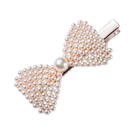 〖日韩系小清新发夹〗日韩系小清新镶钻镶珍珠发夹少女心鸭嘴夹韩版创意网红发卡冷淡风 商品图4