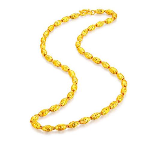 【项链】。沙金男24k久不掉色欧币黄金色沙金 商品图2