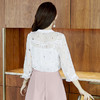 XS-5885新款洋气衬衫五分袖ins很仙的显瘦雪纺上衣 商品缩略图3