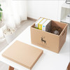 纸质收纳箱带盖子书本杂物整理箱衣服玩具化妆品收纳整理盒储物箱 商品缩略图1