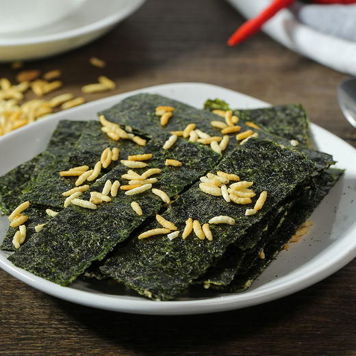 【特惠】孕妈/宝宝健康零食“无盐”芝麻夹心海苔3罐 商品图1