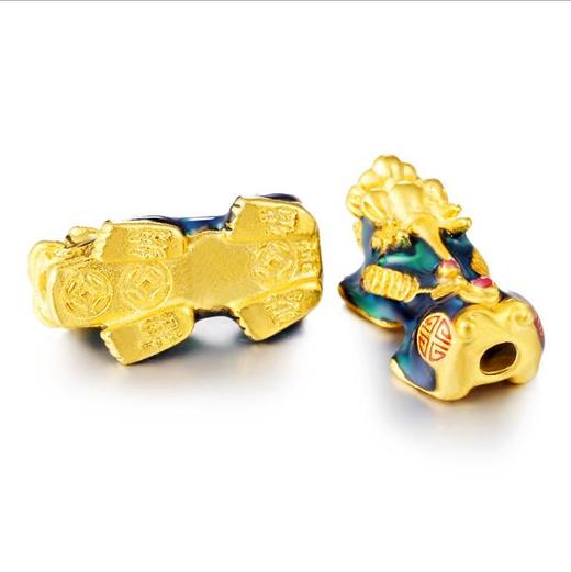 【配饰】*越南沙金貔貅 感温变色貔貅实心时尚个性DIy配件 沙金饰品 商品图2