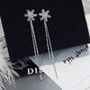 【两对装】防过敏耳钉耳环雪花长款韩版个性学生可爱简约网红耳坠 商品缩略图8