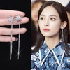 【两对装】防过敏耳钉耳环雪花长款韩版个性学生可爱简约网红耳坠 商品缩略图4