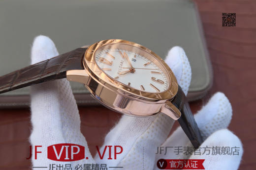 TW宝格丽BVLGARI BVLGARI SOLOTEMPO系列102056中性腕表（AISI316L精钢表壳搭配意大利进口小牛皮表带 商品图8