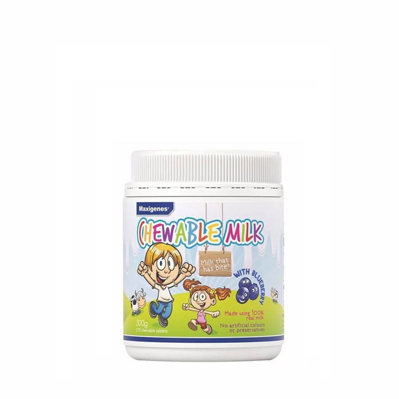 MAXIGENES/美可卓 蓝莓牛奶护眼片 150片/瓶直邮JPY带授权招加盟代理