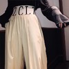 李婉君阔腿裤女高腰垂感拖地裤直筒cec裤 商品缩略图5