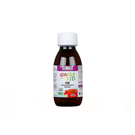 【保税仓】法国Eric Favre埃里克儿童补铁糖浆水果味125ml 商品图0