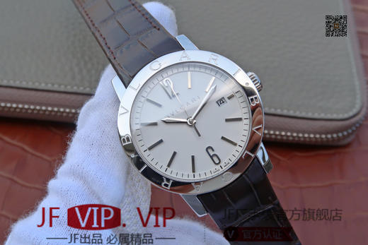 TW宝格丽BVLGARI BVLGARI SOLOTEMPO系列102056中性腕表（AISI316L精钢表壳搭配意大利进口小牛皮表带，蓝宝石玻璃 商品图1