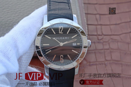 TW宝格丽BVLGARI BVLGARI SOLOTEMPO系列102056中性腕表（AISI316L精钢表壳搭配意大利进口小牛皮表带，蓝宝石玻璃 商品图0