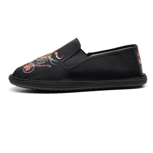 116039凤凰老北京布鞋男千层底夏季透气社会鞋绣花中国风男休闲刺绣