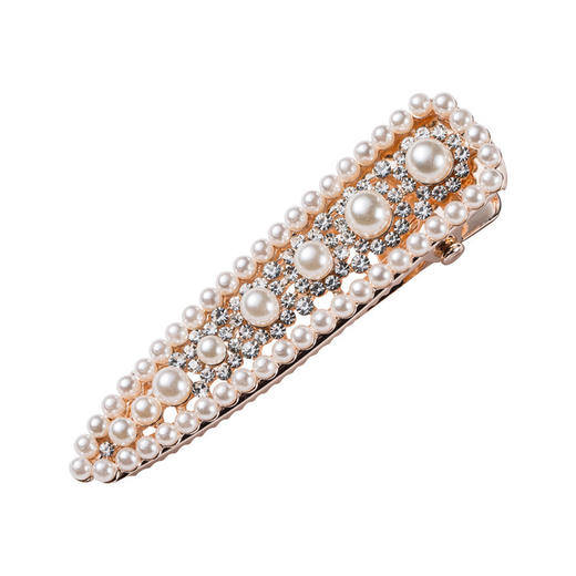 〖日韩系小清新发夹〗日韩系小清新镶钻镶珍珠发夹少女心鸭嘴夹韩版创意网红发卡冷淡风 商品图5