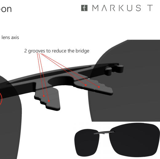 MARKUS T玛吉士 | SUN CLIP-ONS  | 德国设计师品牌 偏光太阳夹片 商品图2