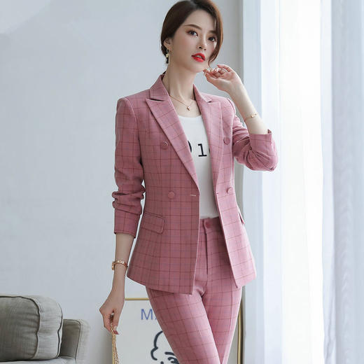 BSL-KY-326女士长袖职业西服正式装女裙套裤 商品图2