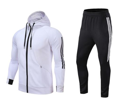 运动套装男加厚秋冬休闲健身跑步运动服饰外套连帽长袖篮球服 商品图6