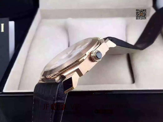 N宝格丽OCTO系列102119 BGOP38WGLD中性机械表。进口9015自动机械,动力储备：42小时表径：41.5毫米，中性手表，美洲鳄鱼皮 商品图4