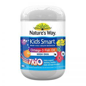 【保税仓】澳洲Nature's Way佳思敏 儿童三种口味鱼油 180粒 商品图0