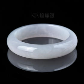 【华满】紫色飘绿圆手镯-SZ603159