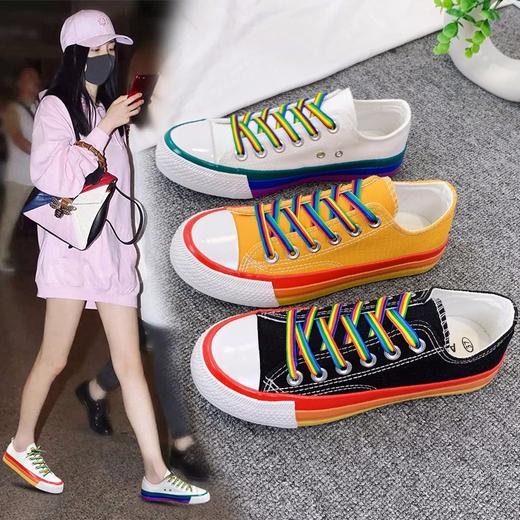 FT-K260夏季新款板鞋韩版百搭小白鞋 商品图0