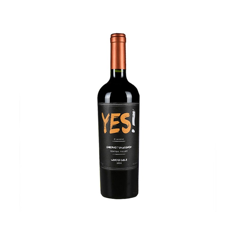 【智利中央山谷】 YES 百乐嘉干红葡萄酒整箱750ML/瓶有票JPY带授权招加盟代理