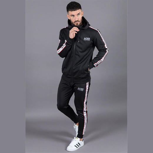 肌肉健美春秋款男士运动服饰裤 型男跑步健身长裤 夜跑运动裤 商品图1