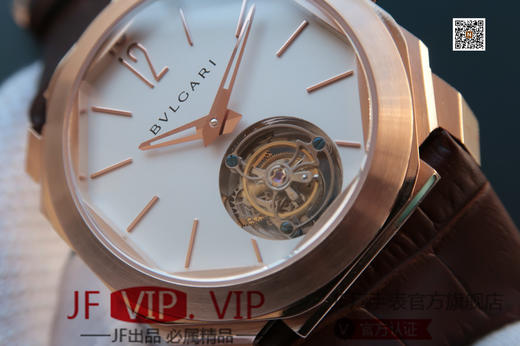 宝格丽OCTO系列102560腕表，搭载手动海鸥真陀飞轮机械机芯，40毫米直径，意大利牛皮表带，蓝宝石镜面，CNC打磨，又大牌又时尚款式，值得拥有 商品图2