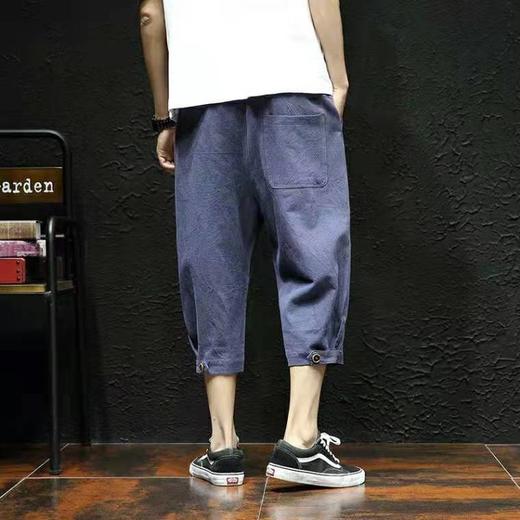 裁缝学苑M45七分裤男阔腿休闲裤1:1实物服装纸样剪裁图纸牛皮纸样 商品图3