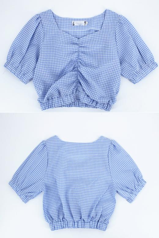 裁缝学苑 AW62露脐衬衫1:1实物服装纸样剪裁图纸牛皮纸样 商品图4