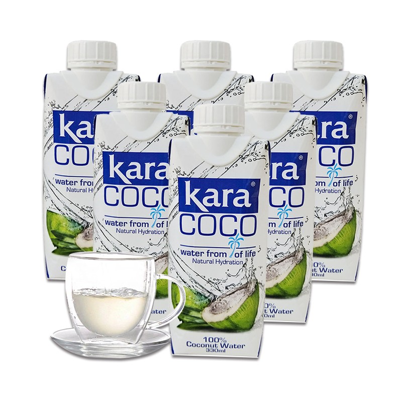 KARA/佳乐 椰子水 330ML*6有票