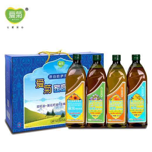 哈国四合一油1.25L*4(蓝色礼盒) 商品图1